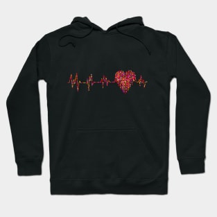 Hearts ECG Hoodie